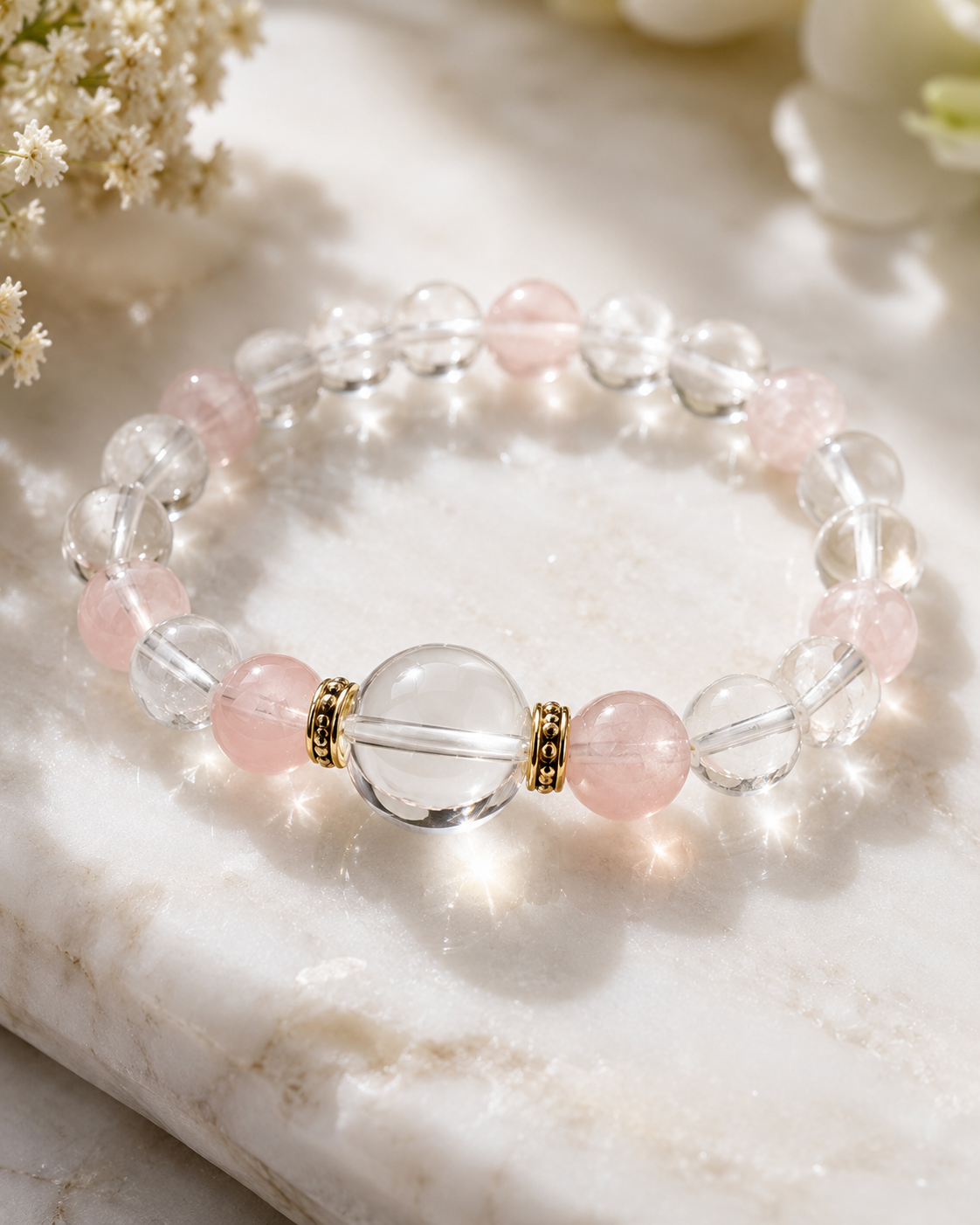 Clear Quartz หรือ เคลียร์ควอตซ์ หินควอตซ์ใสธรรมชาติ แสดงข้อมูลพื้นฐาน สูตรเคมี คุณสมบัติทางกายภาพ ความแข็ง สี และระบบผลึก